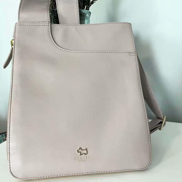 RADLEY LONDON Handbags - Radley London Zip Around Pockets Leather Crossbody, Blush Pink